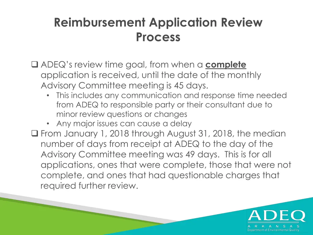 reimbursement application review process 1