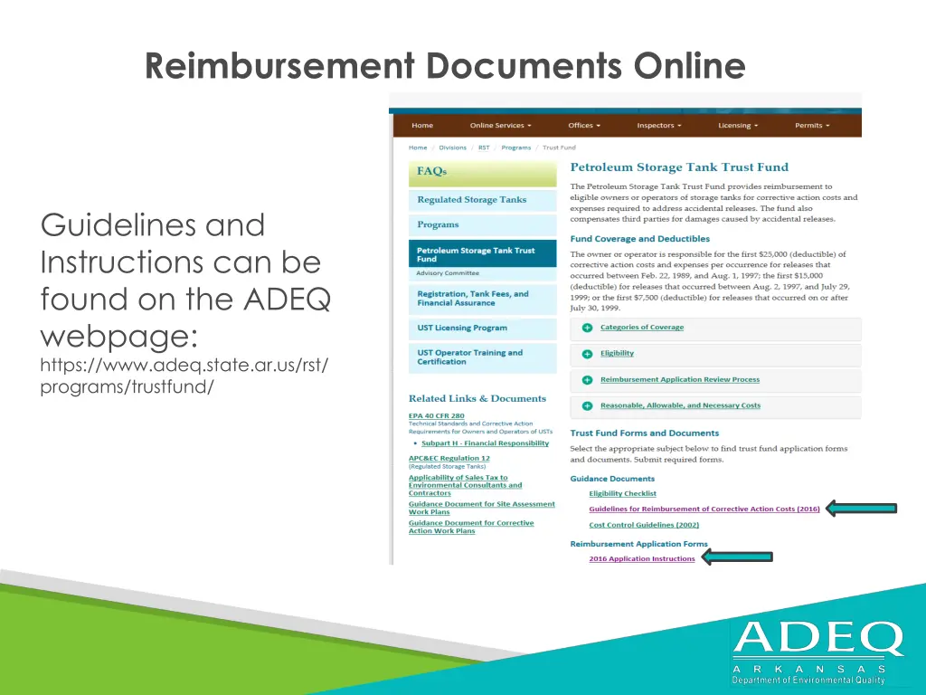 reimbursement documents online