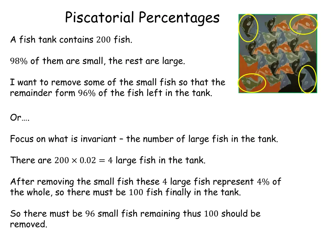 piscatorial percentages 3