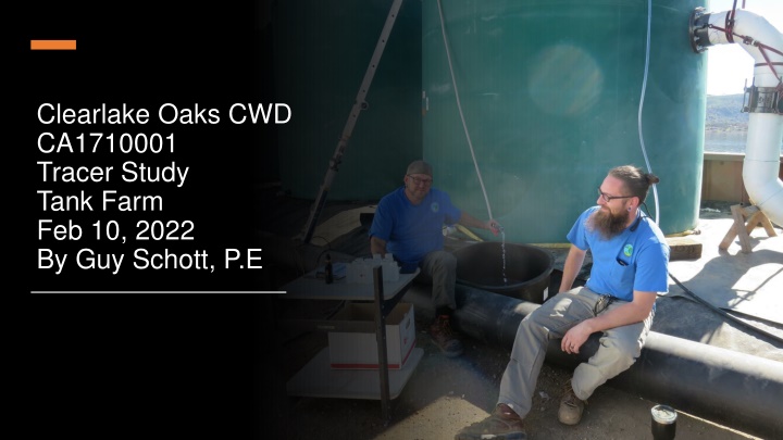 clearlake oaks cwd ca1710001 tracer study tank