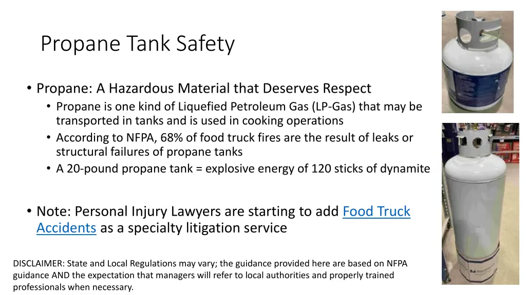 propane tank safety