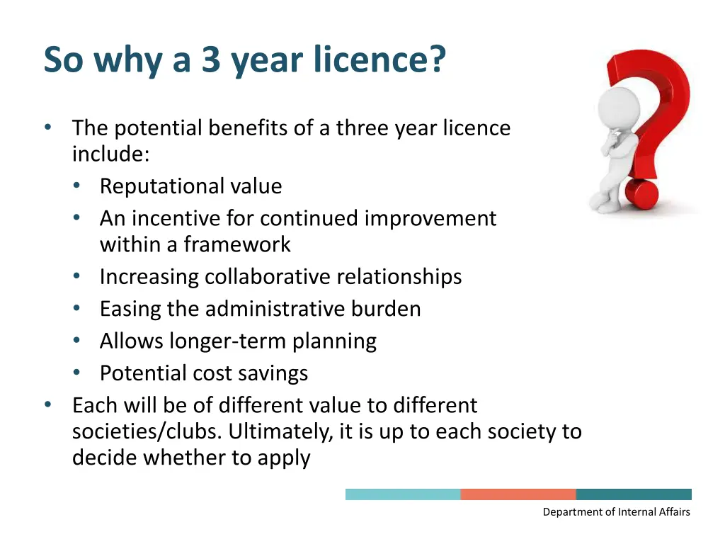 so why a 3 year licence