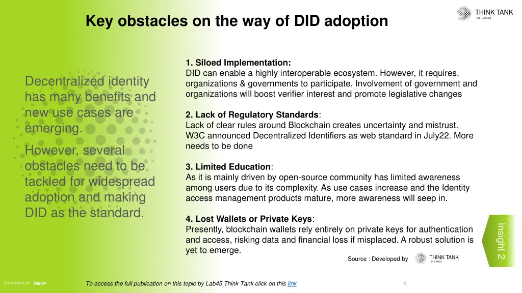 key obstacles on the way of did adoption