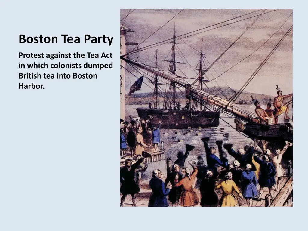 boston tea party