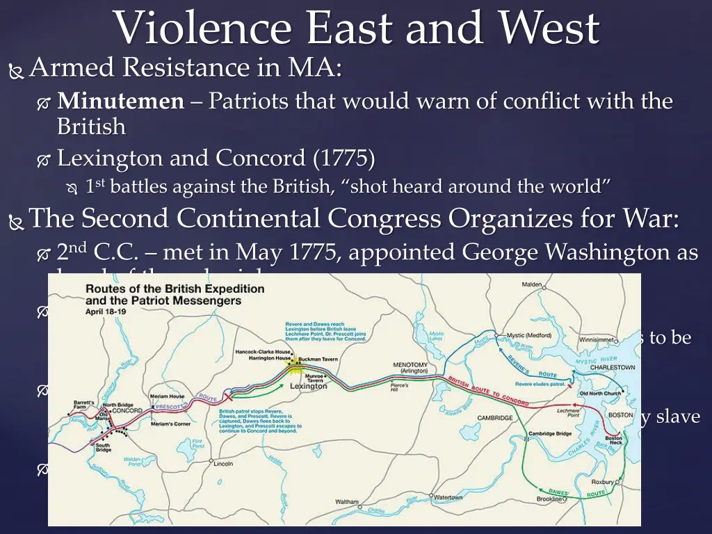 violence east and west