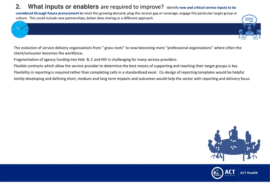 2 what inputs or enablers are required to improve