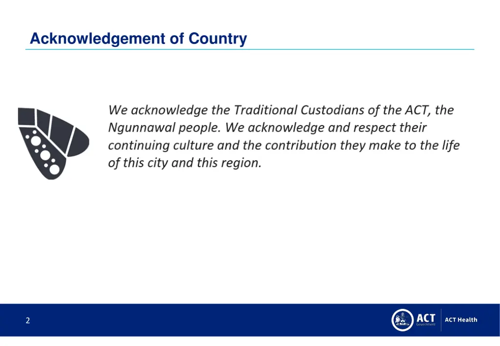 acknowledgement of country