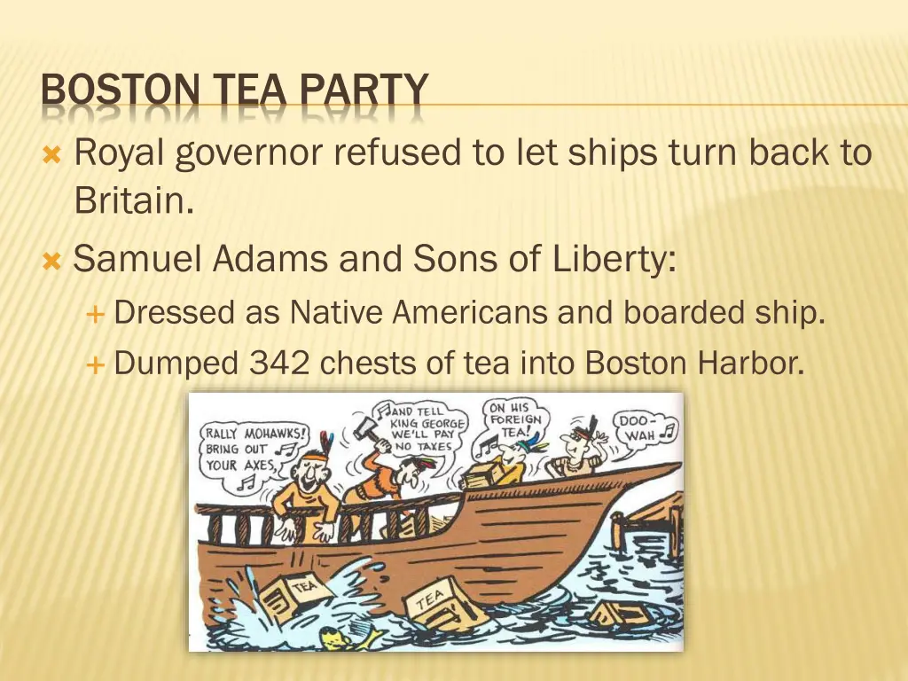 boston tea party royal governor refused