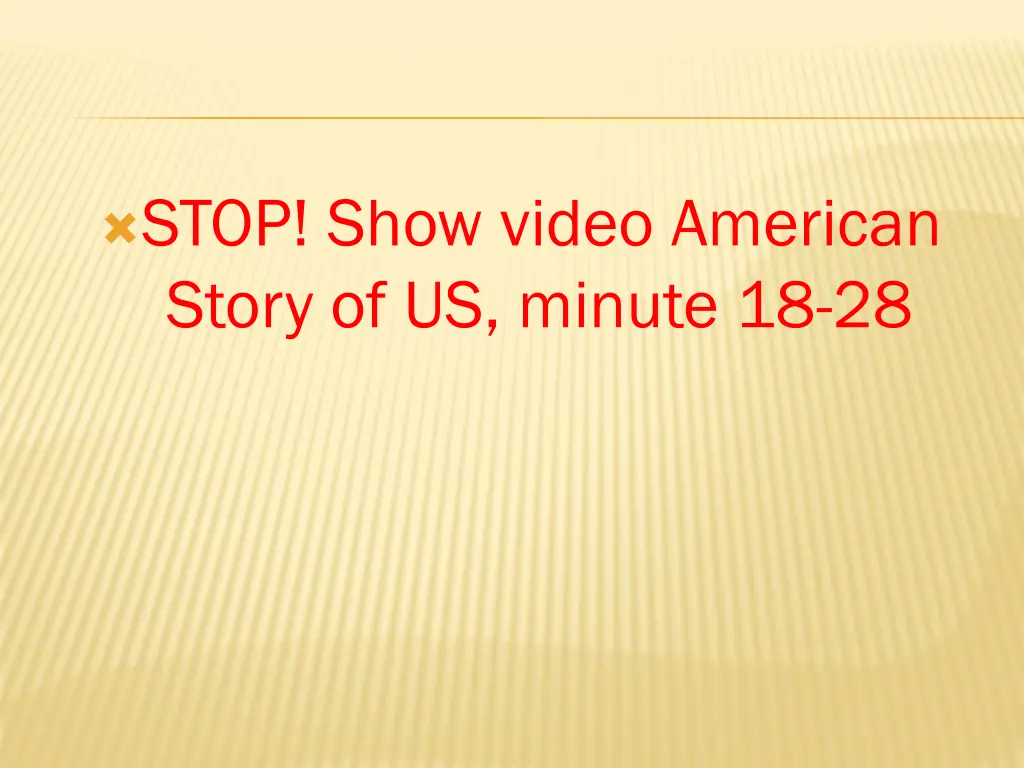 stop show video american story of us minute 18 28