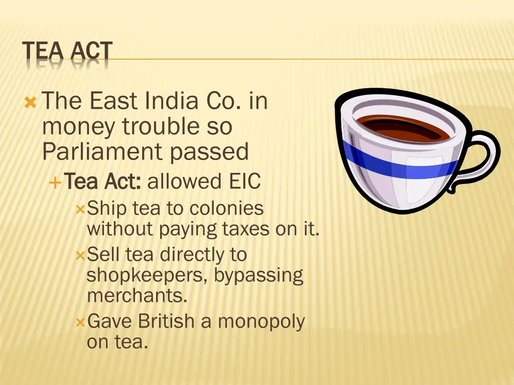 tea act