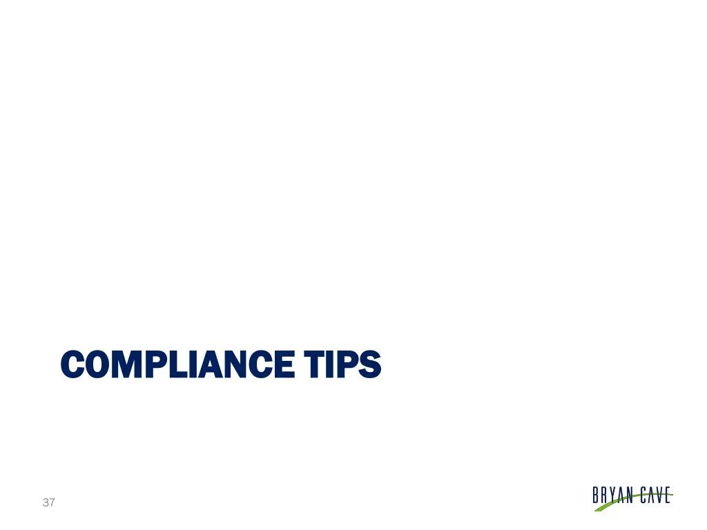 compliance tips compliance tips