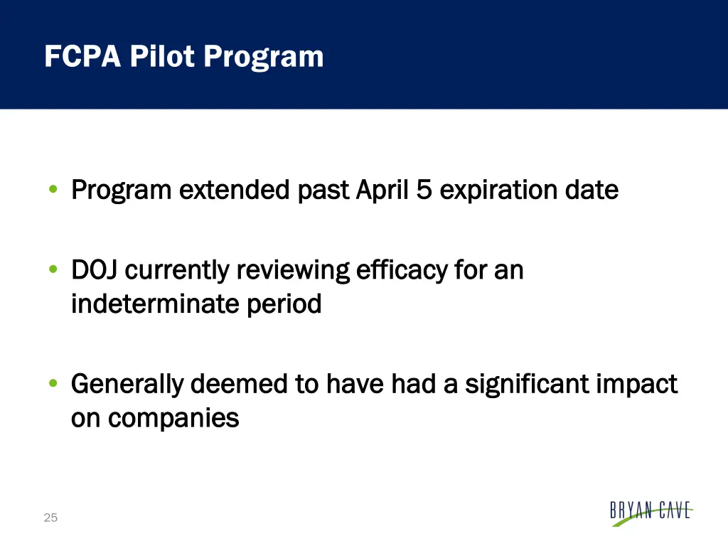 fcpa pilot program 2