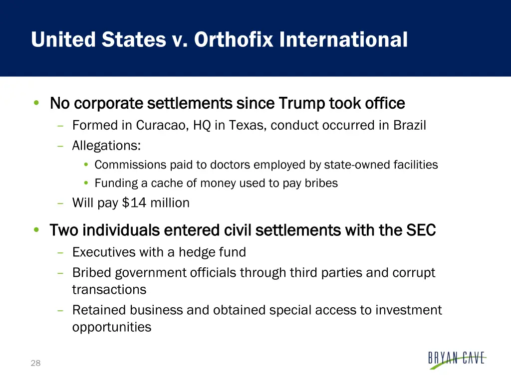 united states v orthofix international