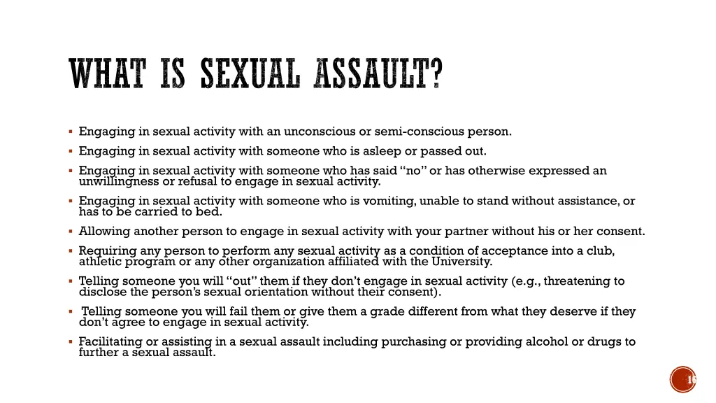 what is sexual assault 2