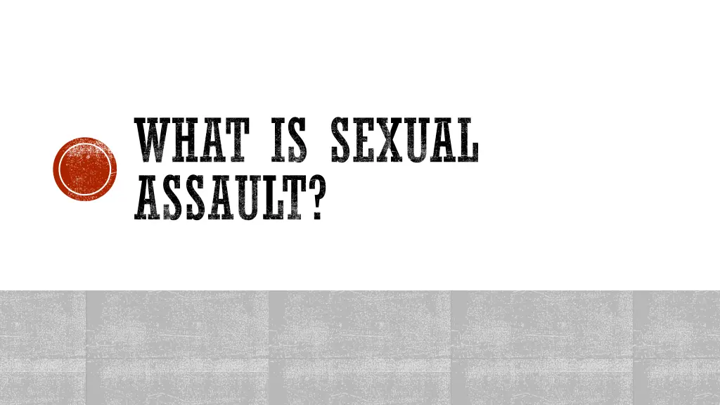 what is sexual assault