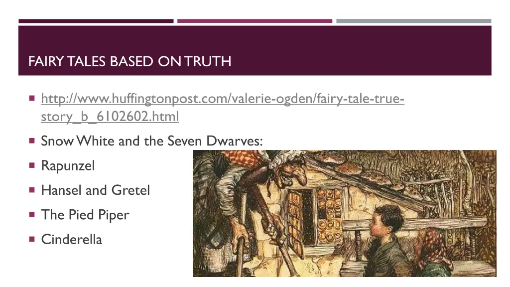 fairy tales based on truth