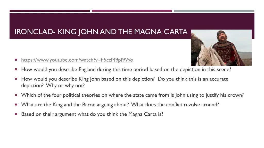 ironclad king john and the magna carta