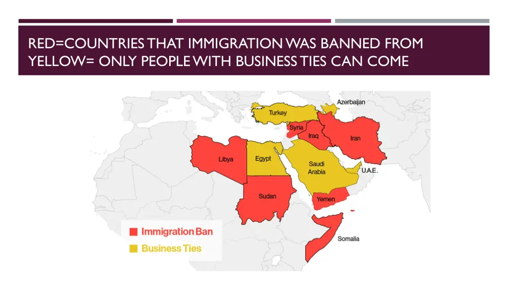 red countries that immigration was banned from