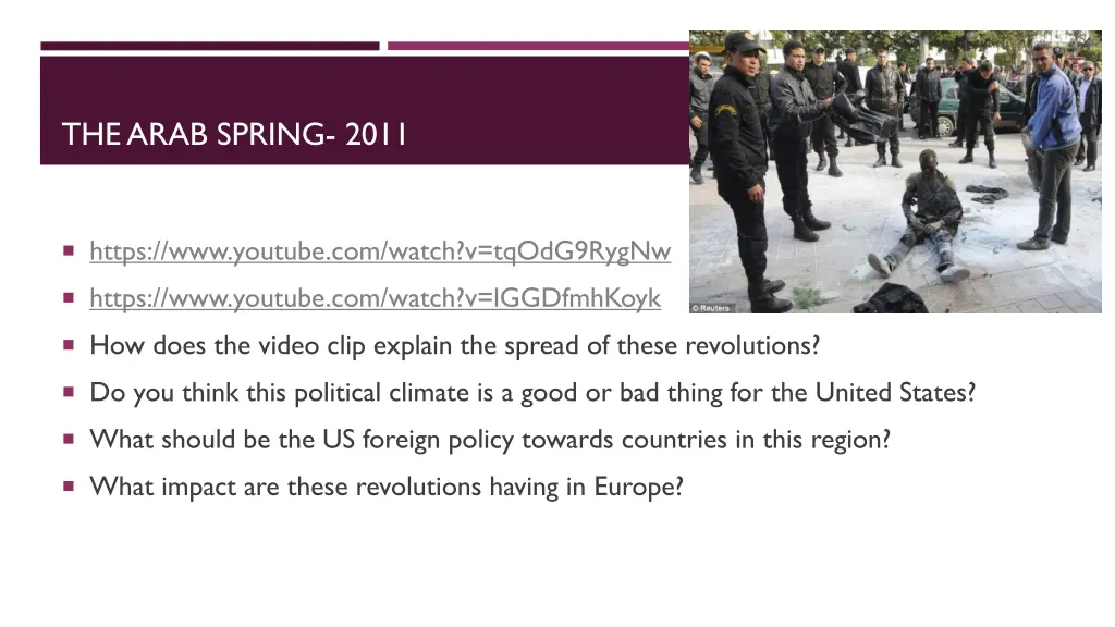 the arab spring 2011