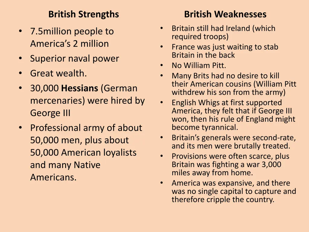 british strengths 7 5million people to america