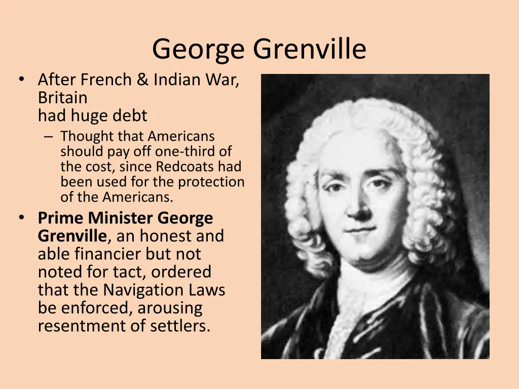 george grenville