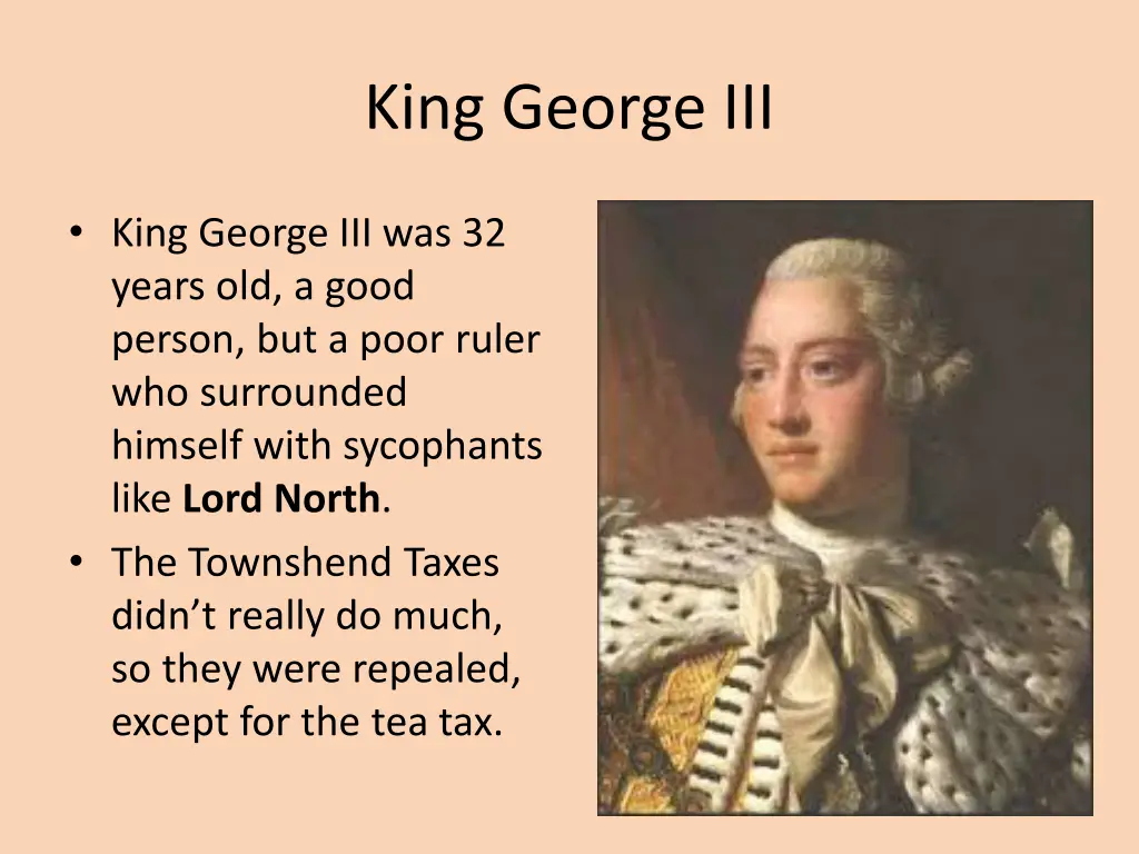 king george iii