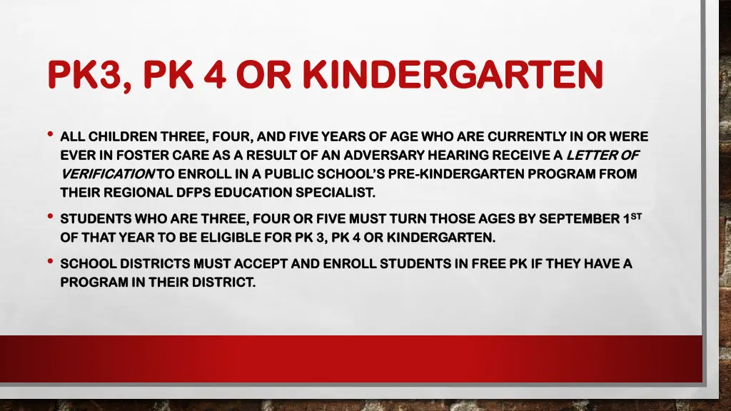 pk3 pk 4 or kindergarten pk3 pk 4 or kindergarten