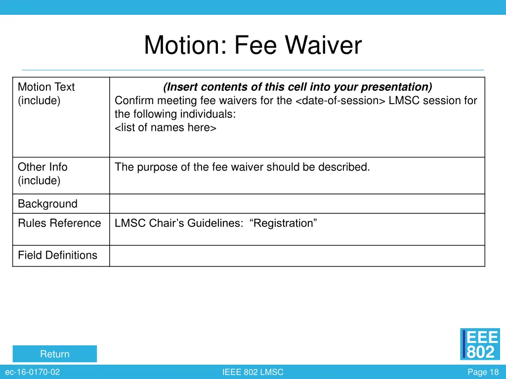 motion fee waiver