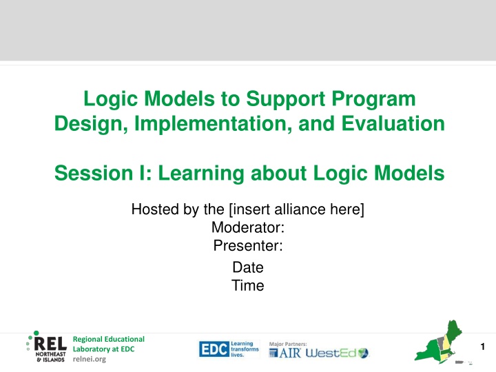 logic models to support program design