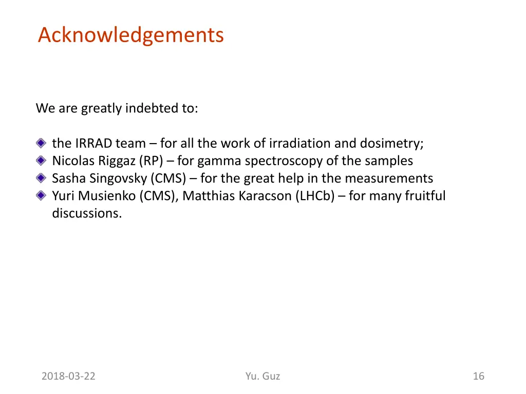 acknowledgements