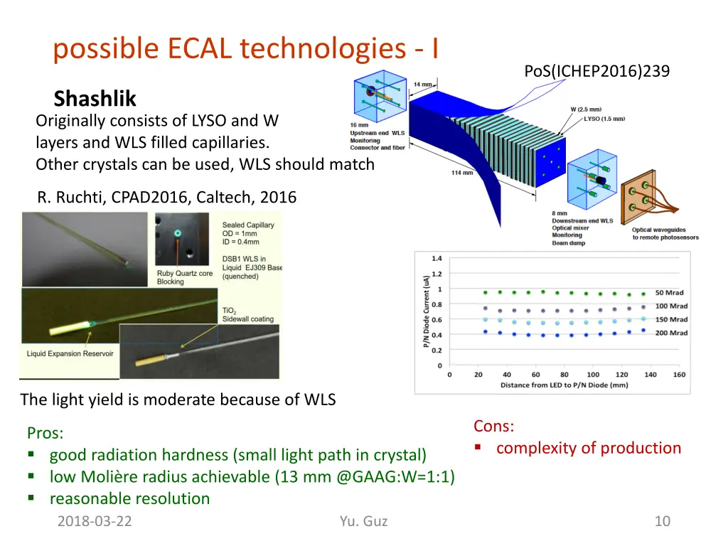 possible ecal technologies i