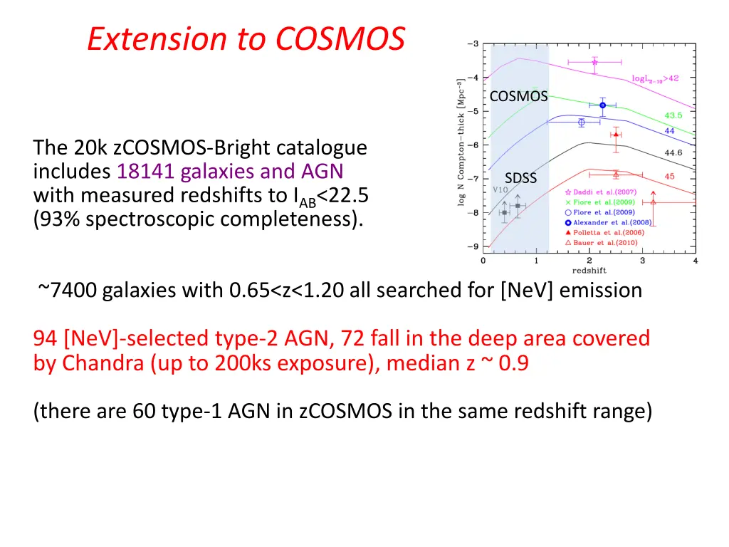 extension to cosmos