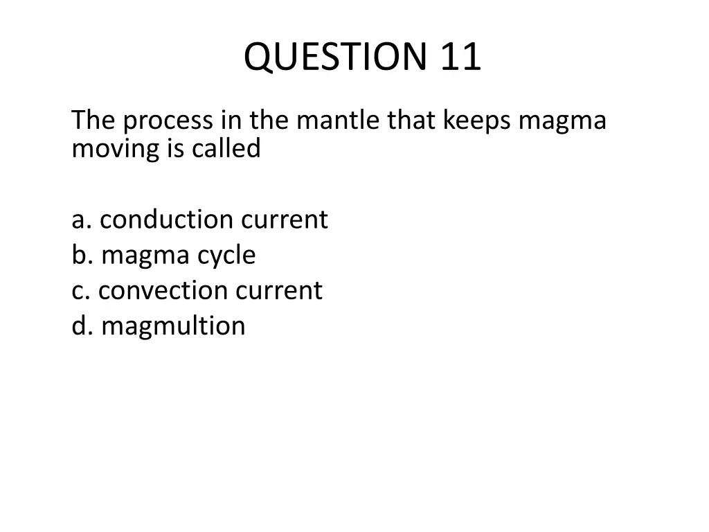 question 11