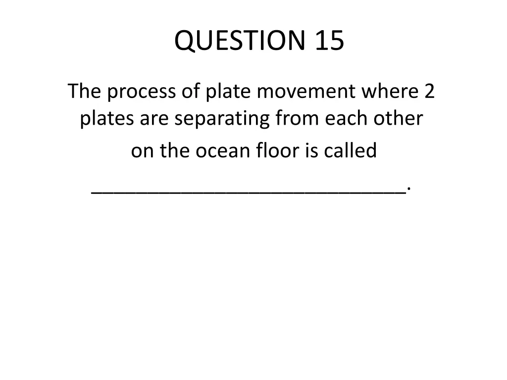 question 15