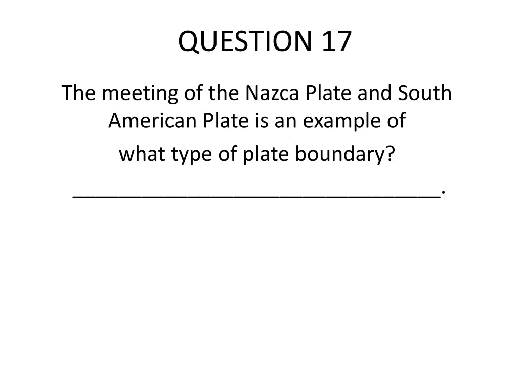 question 17