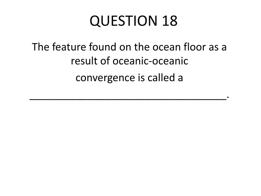 question 18