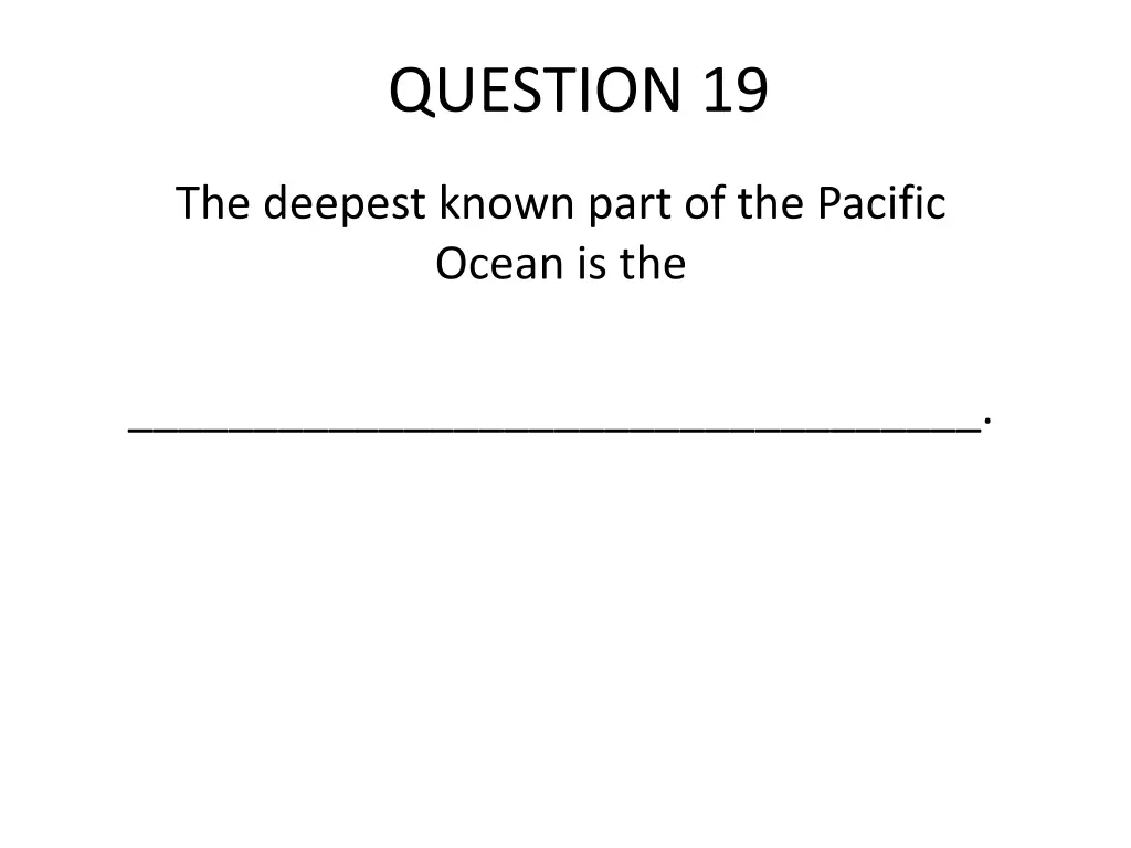 question 19