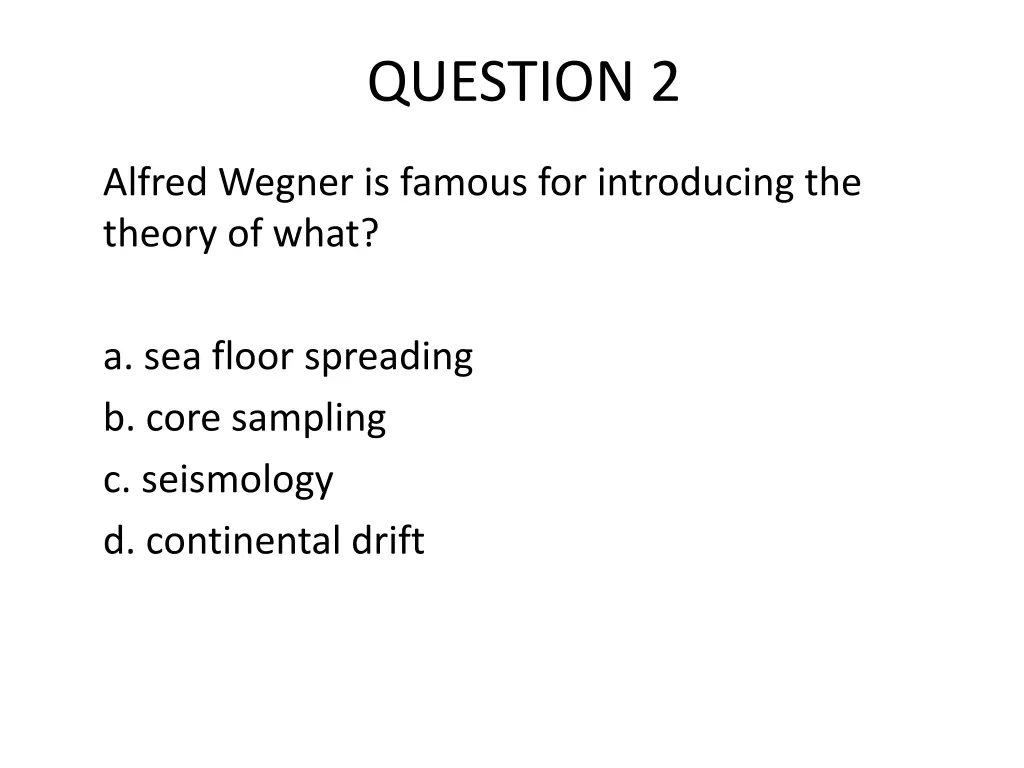 question 2