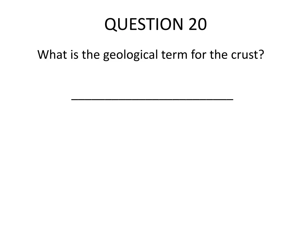 question 20