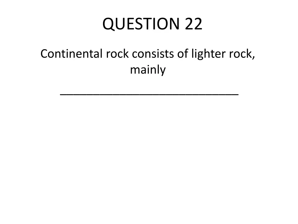 question 22