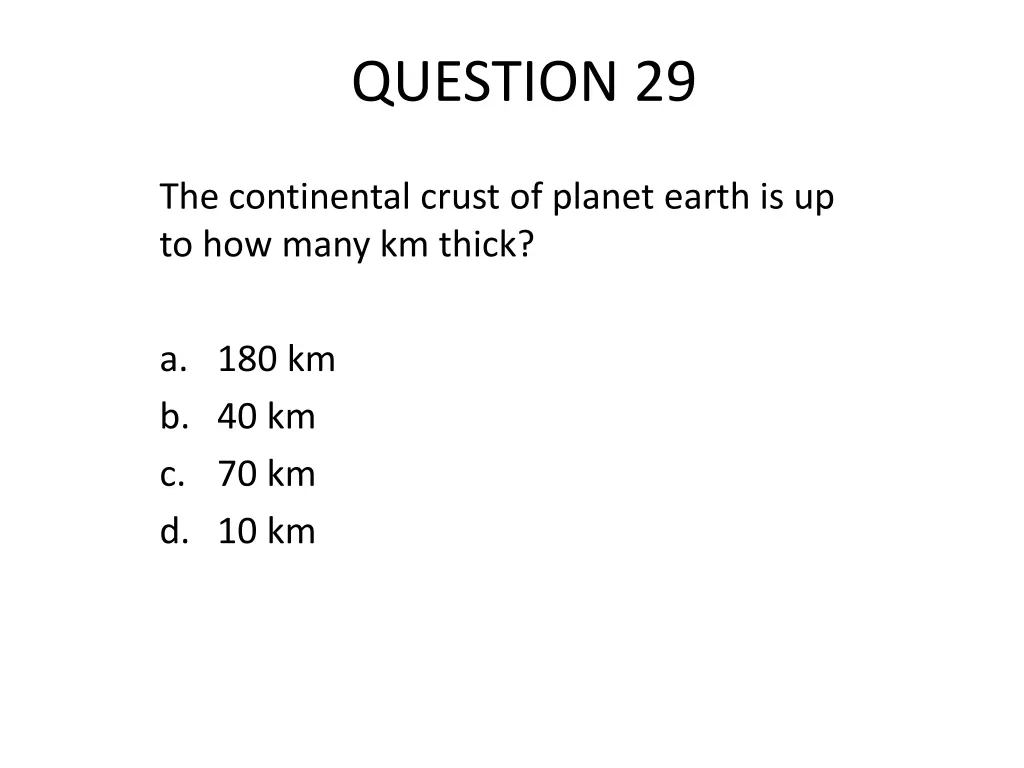 question 29