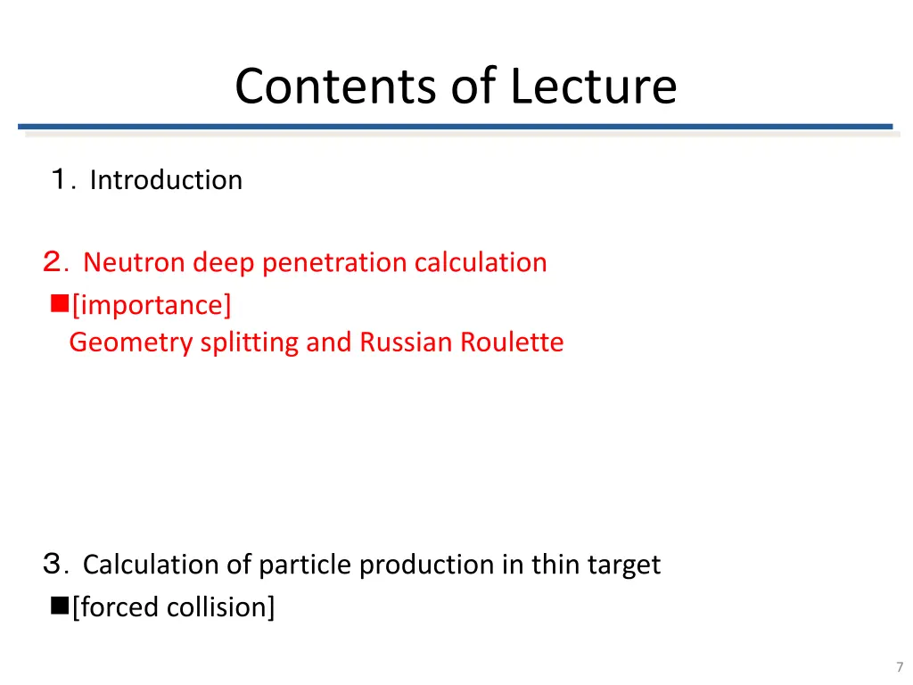 contents of lecture 1