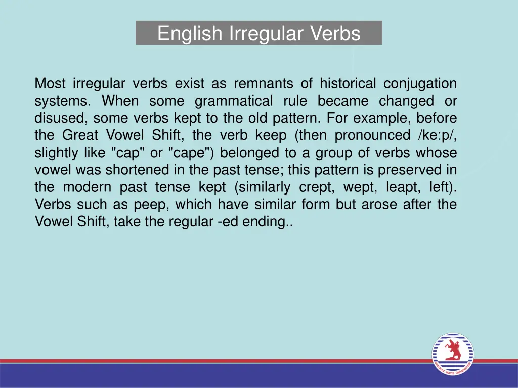 english irregular verbs 2