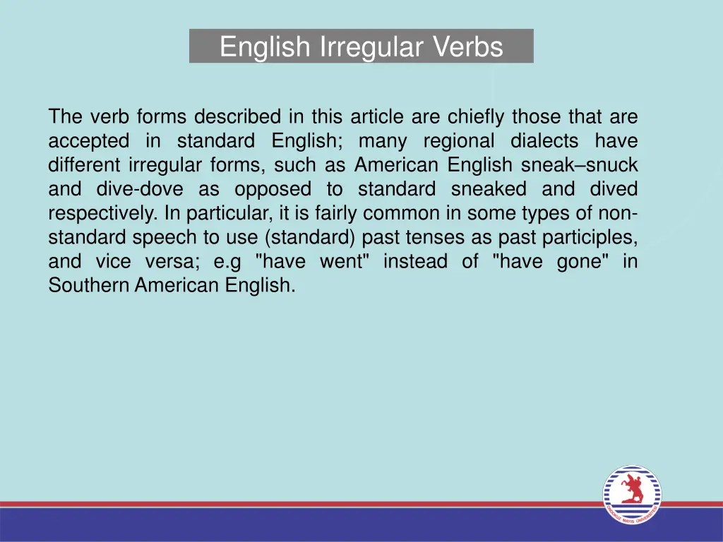 english irregular verbs 4