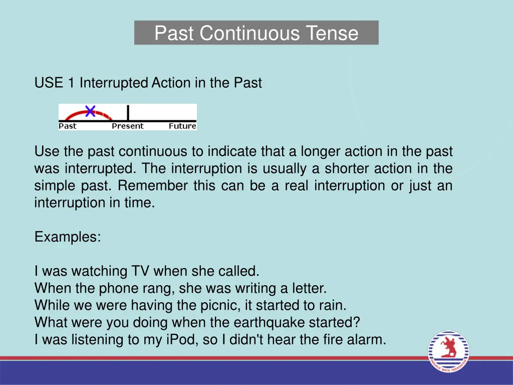 past continuous tense 1