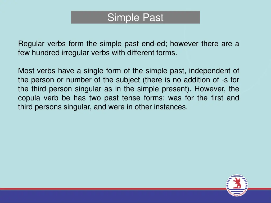 simple past 1