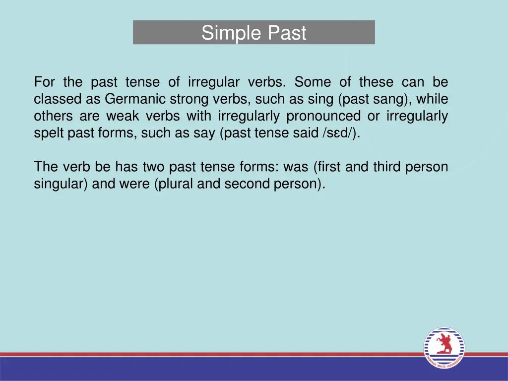 simple past 6