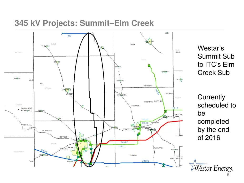 345 kv projects summit elm creek