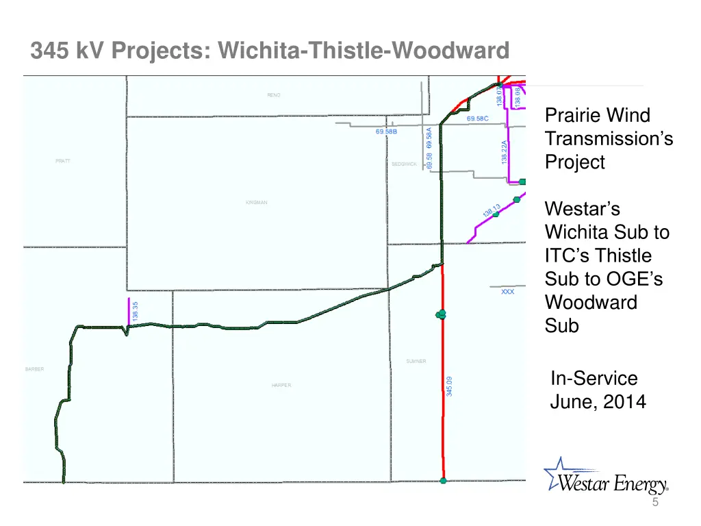 345 kv projects wichita thistle woodward