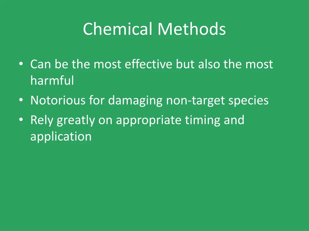 chemical methods